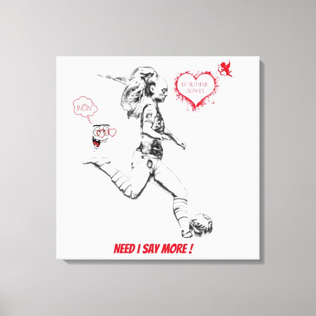 ALISHA LEHMANN, WALL ART, WALL DECOR CANVASTRYCK (Framsida)