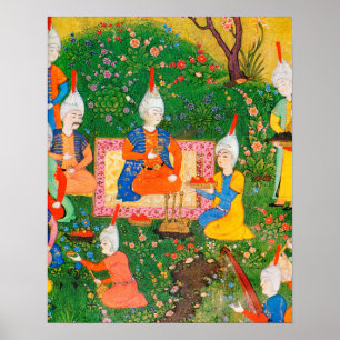 Alisher Navoiy, Tea Ceremony Poster