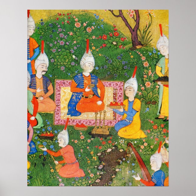 Alisher Navoiy, Tea Ceremony Poster (Framsidan)