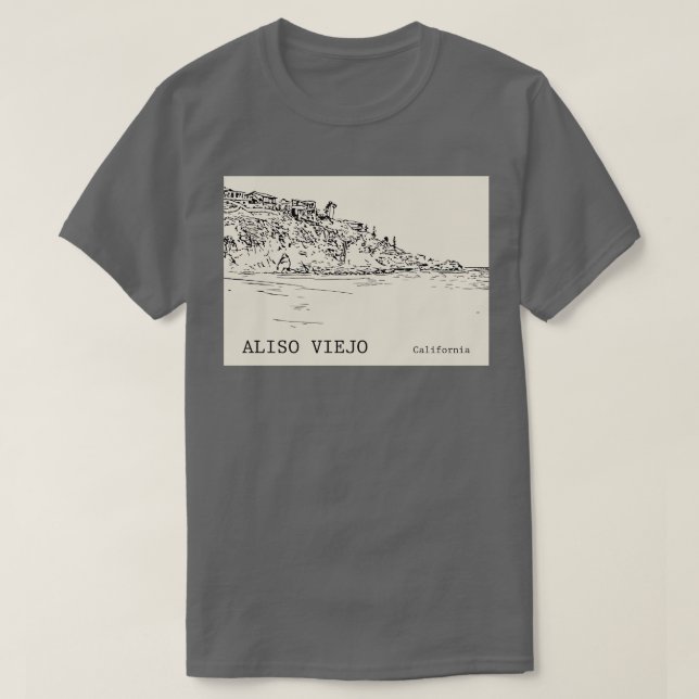 Aliso Viejo California TShirt T Shirt (Design framsida)