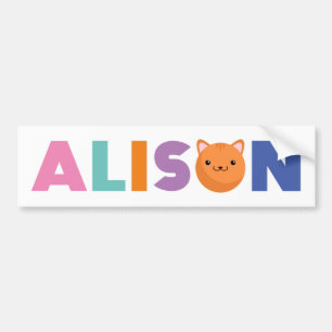 Alison Cat Bildekal