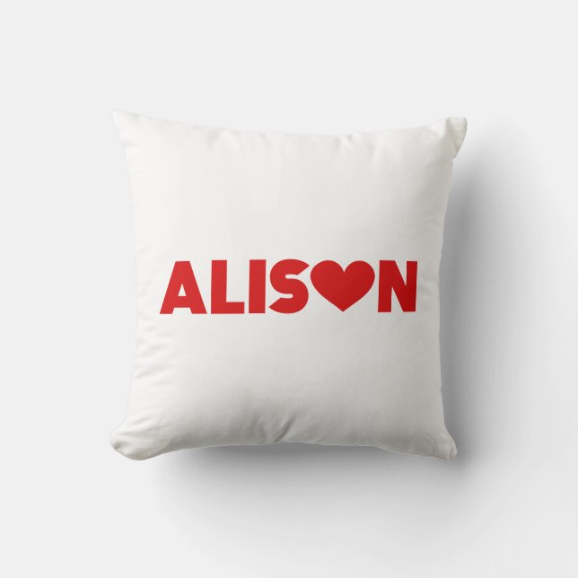 Alison Kärlek Kudde (Framsida)