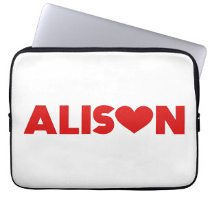 Alison Kärlek Laptop Fodral