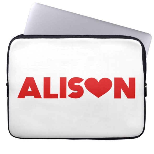 Alison Kärlek Laptop Fodral (Framsidan)
