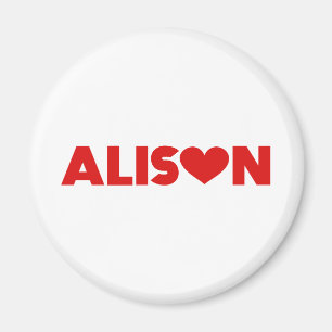 Alison Kärlek Magnet