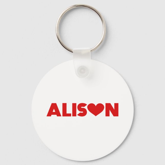 Alison Kärlek Nyckelring (Framsida)