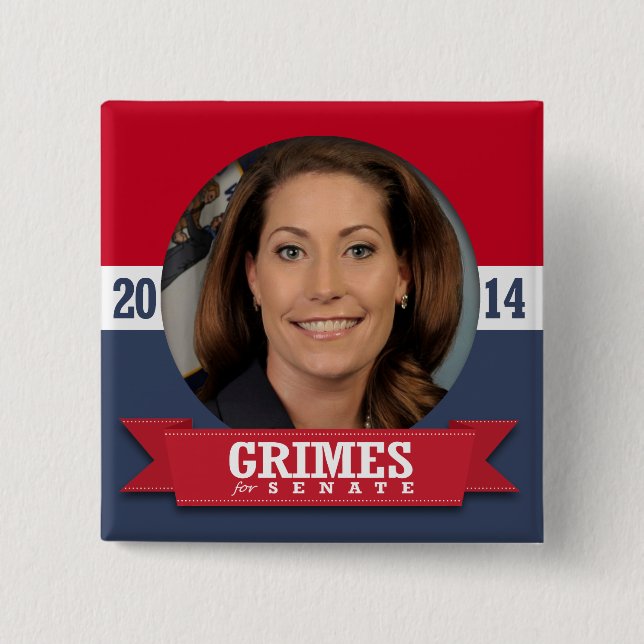 ALISON LUNDERGAN-GRIMES KAMPANJ KNAPP (Framsida)