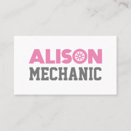 Alison Mechanic Affärskort Visitkort