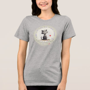 ALISON peptid - kat 2, anpassad text Tri-Blend skj T Shirt