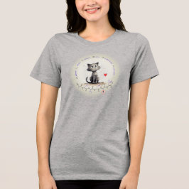 ALISON peptide - cat 2, custom text Tri-Blend Shir T Shirt