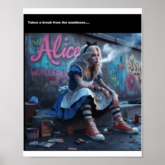 Alison Wonderlund Poster (Framsidan)