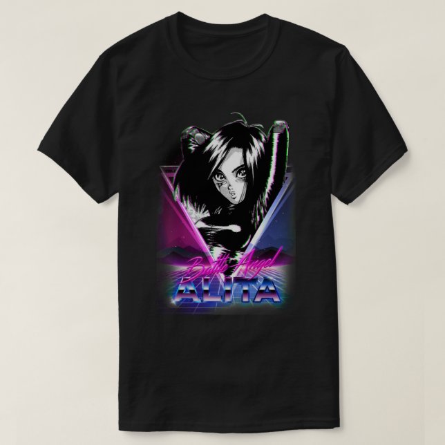 Alita Battle Angel Gift för Fläkt T Shirt (Design framsida)
