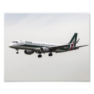 Alitalia Embraer 190 Fototryck