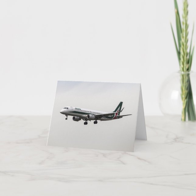 Alitalia Embraer Kort (Framsida)