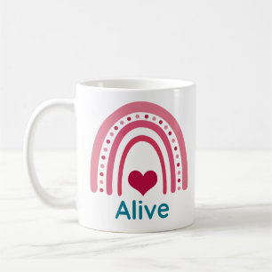 Alive Viva Magenta Boho Rainbow Kaffemugg