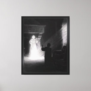 Alix Apparaissant Au Masque av Tony Robert-Fleury Canvastryck