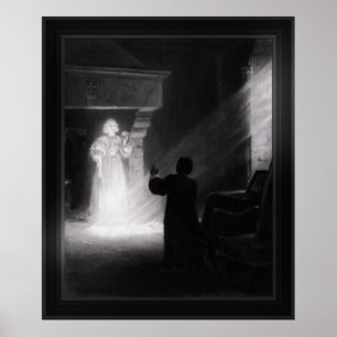 Alix Apparaissant Au Masque av Tony Robert-Fleury Poster