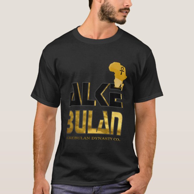 Alkebulan Ancient Egyptian Kemet Egypten Kemetic T Shirt (Framsida)