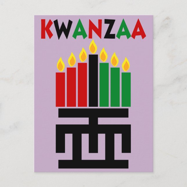 ALKEBULAN - KWANZAA 7 PRINCIPER VYKORT (Framsida)