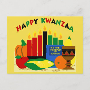ALKEBULAN - KWANZAA-INSTÄLLNING VYKORT