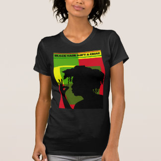 ALKEBULAN - SVART HÅR ÄR INGET BROTT v3 FRÄMRE T-S T Shirt