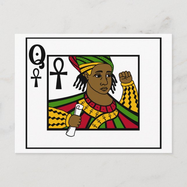 ALKEBULAN - SVART KÖN VYKORT (Framsida)