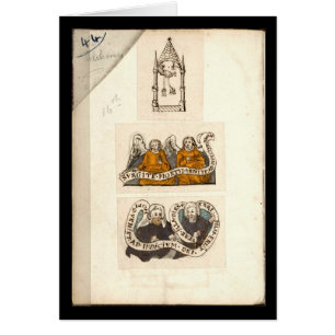Alkemianteckningsboken av Johann Grasshoff 1620 Hälsningskort