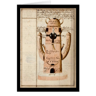 Alkemianteckningsboken av Johann Grasshoff 1620 Hälsningskort