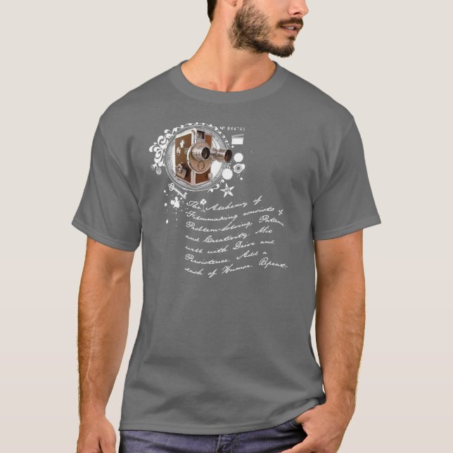 Alkemin av Filmmaking T Shirt (Framsida)