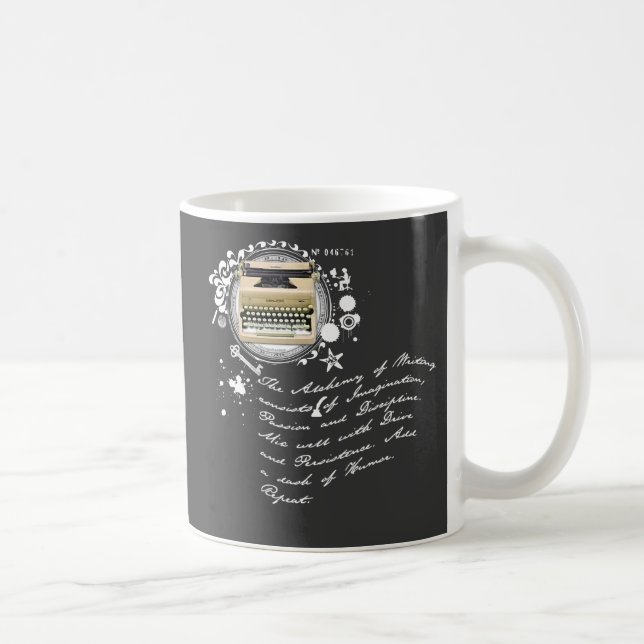 Alkemin av handstil kaffemugg (Höger)