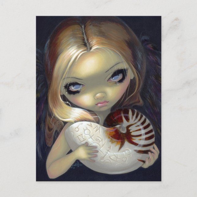 "Alkemisk ängel II" vykort (Framsida)