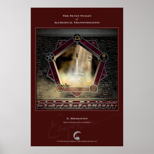 Alkemisk omvandling 3: Separation Poster (Framsidan)