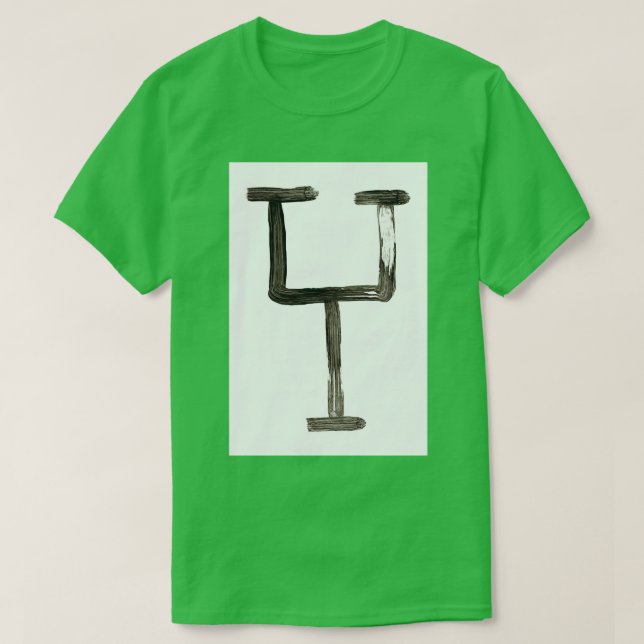 Alkemiska symboler Kalium-tre T Shirt (Design framsida)