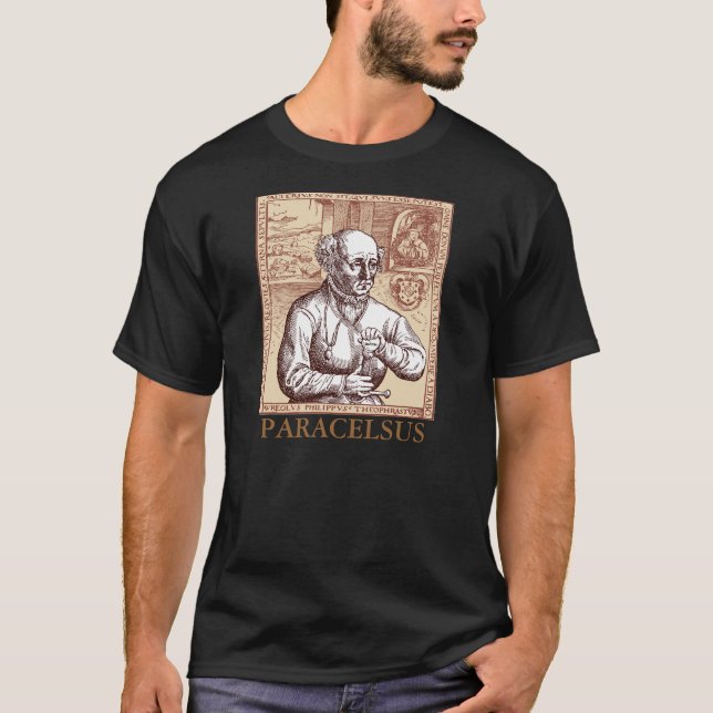 Alkemist Paracelsus T Shirt (Framsida)