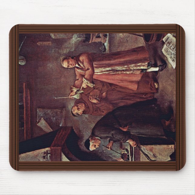 Alkemisten av Longhi Pietro (bäst kvalitets-) Musmatta (Framsidan)