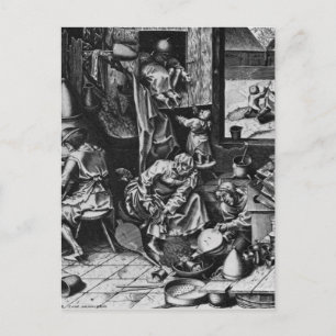 Alkemisten av Pieter Bruegel den äldre Vykort