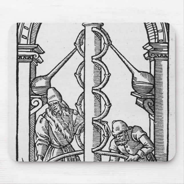 Alkemisten på arbete musmatta (Framsidan)