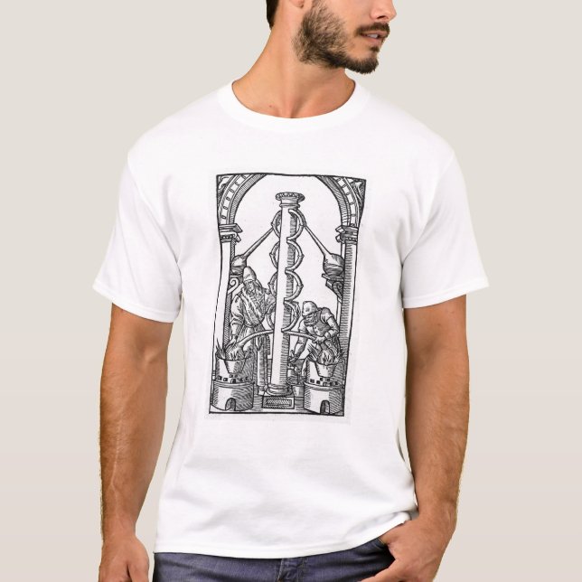 Alkemisten på arbete t shirt (Framsida)