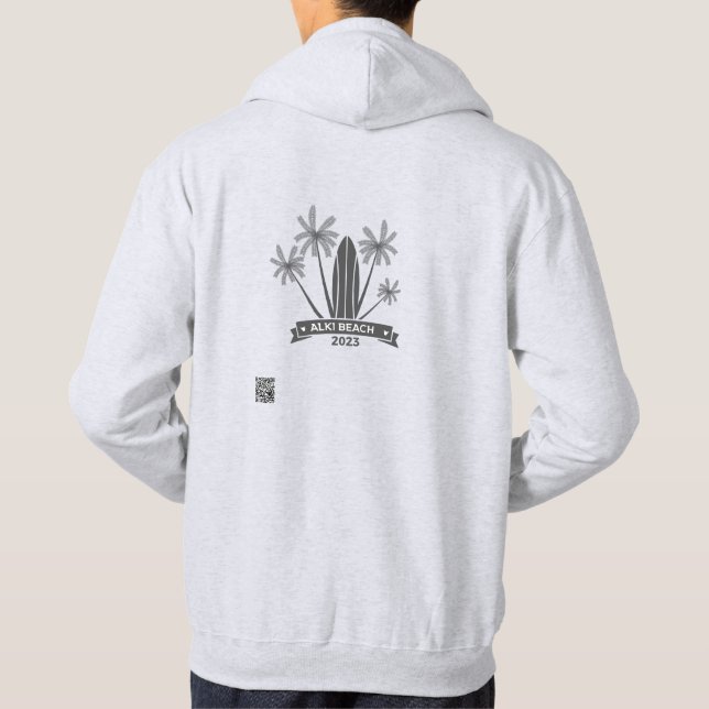 Alki Beach 2023 Hoodie (Baksida)