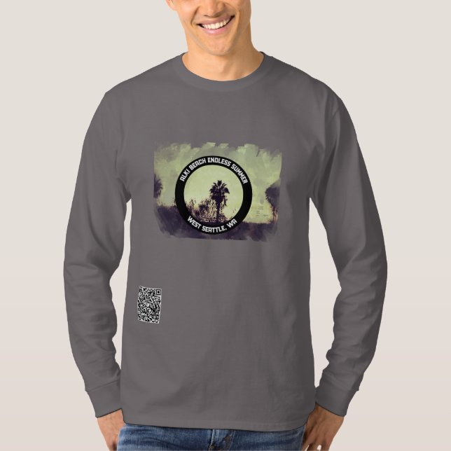 Alki Beach T Shirt (Framsida)