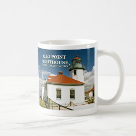 Alki Point Lighthouse, Seattle Washington Mugg