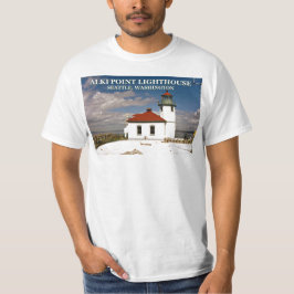 Alki Point Lighthouse, Seattle Washington Shirt T