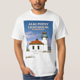 Alki Point Lighthouse, Seattle Washington T-Shirt