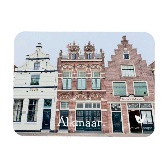 Alkmaar - Fridge magnet by Velvet Escape (Horisontell)