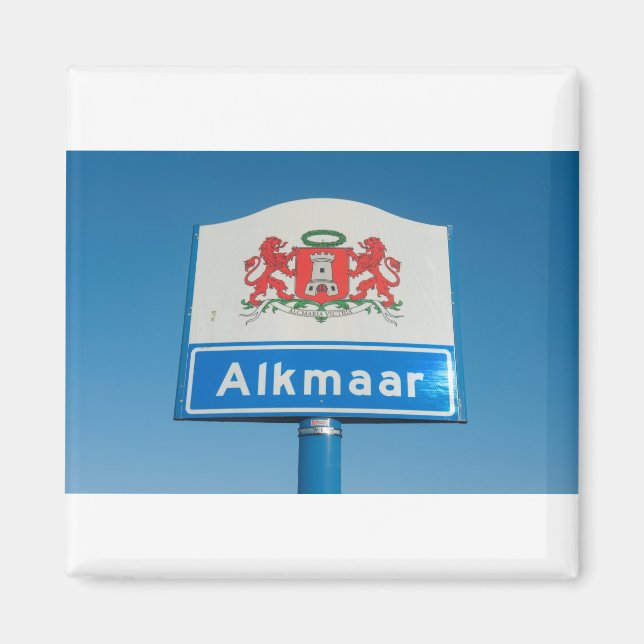 Alkmaar Noord Holland Nederländerna. Alkmaar ci Magnet (Framsidan)