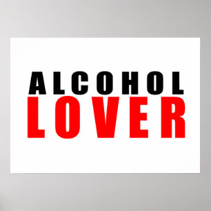 Alkohol älskare poster
