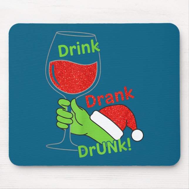 Alkohol &amp; Svansar Drack Drack Drunken! Rolig J Musmatta (Framsidan)