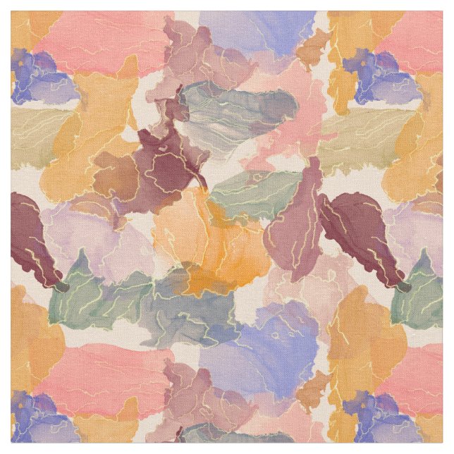 Alkohol Bläck Abstrakt Tyg (Närbild)