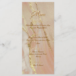 Alkohol Bläck Glitter Guld Ro Chic Flat Menu Meny