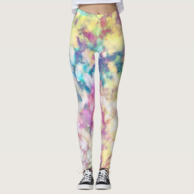 Alkohol Bläck Leggings (Framsida)